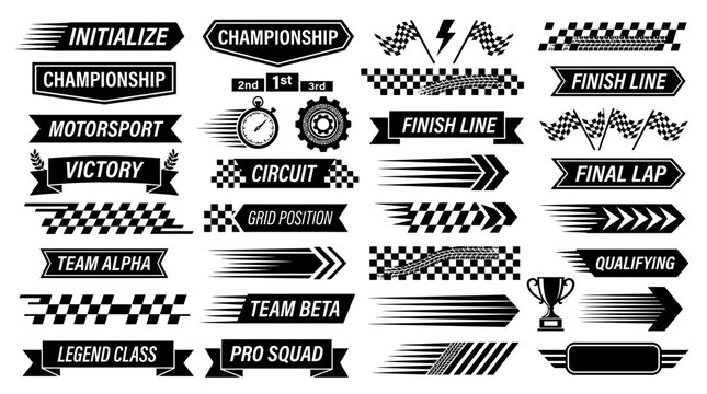 Vector illustration of ribbons with text on best offer and exclusive collection labels