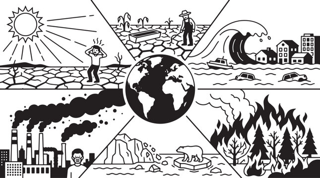 Global warming and environmental disasters affecting the planet