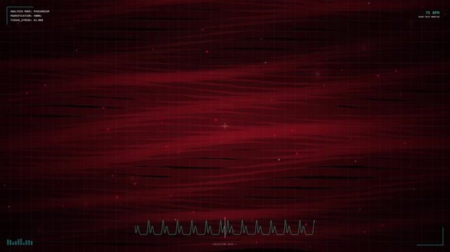 The oxygen cycle visualization video shows a natural process in a 2K resolution animation