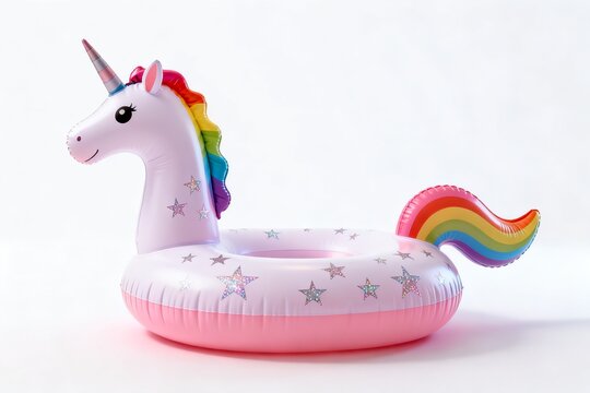 Inflatable unicorn pool float