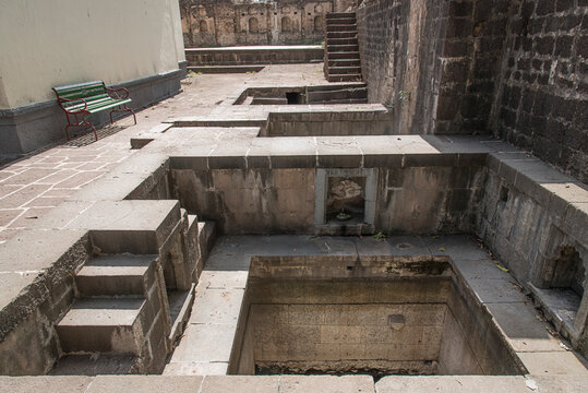 Ranjeshwar Temple, an ancient, culturally significant Lord Shiva temple. Famous for its Maratha history and ingenious traditional water management system. Pune, Maharashtra, India.