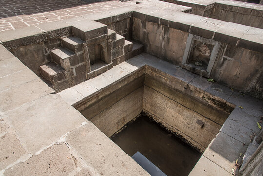 Ranjeshwar Temple, an ancient, culturally significant Lord Shiva temple. Famous for its Maratha history and ingenious traditional water management system. Pune, Maharashtra, India.