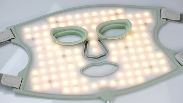 Led light therapy mask for face with various operating modes