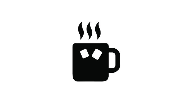 Close-up of a steaming coffee cup with dark brown beverage and foam top on a wooden table suitable for morning breakfast themes