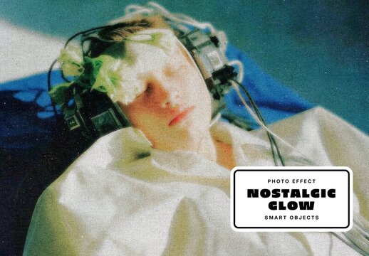 Nostalgic Glow Photo Effect For Poster And Social Media Design