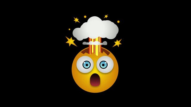 Mind blown animation