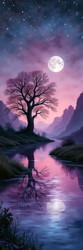 Purple Landscape
