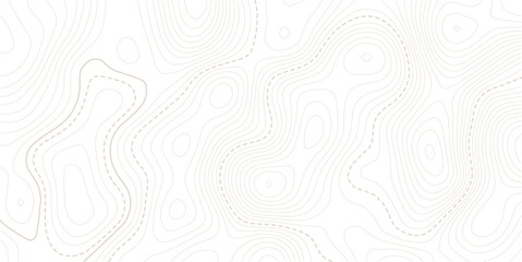 White geographic contour map. Abstract outline grid.Abstract Contour Topographic Line Pattern in Black and White, Elevation map. © MDSOHEL