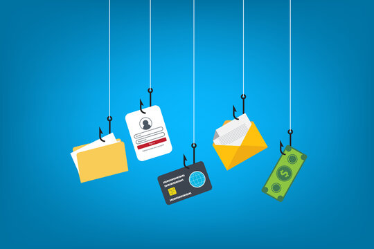 Cyber crime, phishing, stealing personal data. Cyber fraud and online scam	
