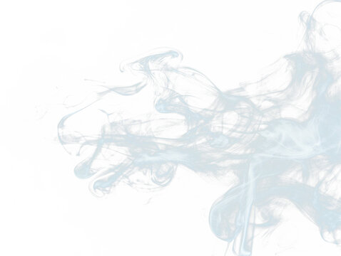 Abstract image of swirling white vapor against textured gray and black backgrounds