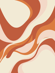 Fototapeta premium A vibrant Minimalist Wavy Lines Poster Backgrounds design featuring abstract shapes and lines.