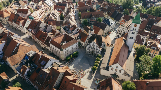Wangen im Allgau and rooftops
