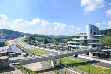 Obraz premium Belgique Wallonie circuit Spa Francorchamps
