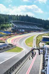 Obraz premium Belgique Wallonie circuit Spa Francorchamps