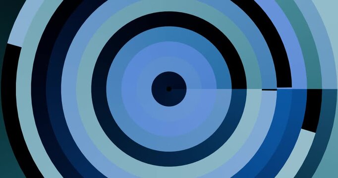 Abstract rotating circle: 4K, loop animation