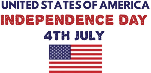Fototapeta premium Independence day United states of America 4 july 