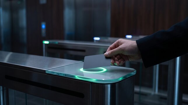 Seamless Access Corporate Security Protocol with Contactless ID Card Scan