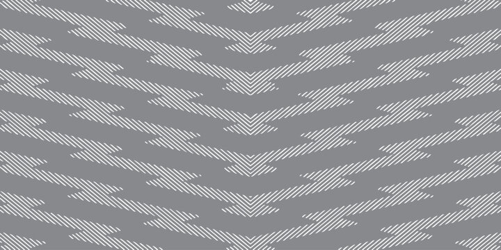 Minimalist grey melange fabric texture background with subtle horizontal lines vector illustration