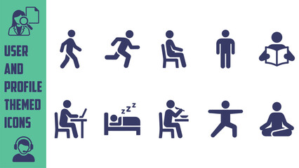 Fototapeta premium Huge set of basic travel and transport solid icons. Mega collection concept of Travel, Hotel, Holidays, Vacation, Tourism, luggage, flight, booking, destination and transportation. Vector illustration