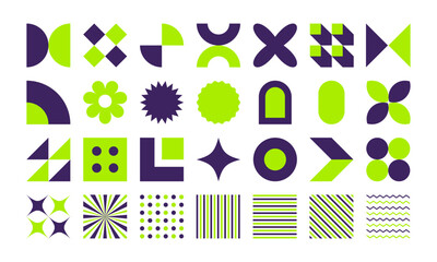 Obraz premium Geometric retro design
