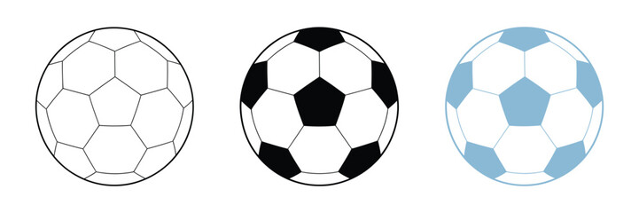Naklejka premium Football, icon isolated on transparent background, sport game symbol, kick ball, athletic team, competition, league, match, player, championship, tournament, goal, field, outline vector illustration.