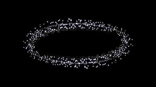 Radiant glitter bubble particle animation with magical dust trail, glowing sparkle burst, flowing fairy dust path, shimmering bokeh lights, cinematic transition overlay on a black screen, seamless 4k