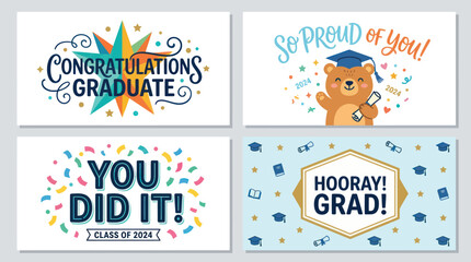 Graduation celebration greetings © Ditz