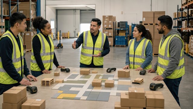 Skills Based Hiring diverse group warehouse operations