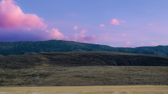 sunrise in the mountains