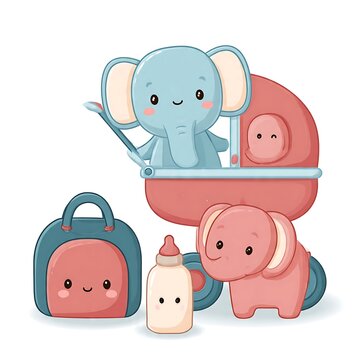 Cute cartoon piggy bank with coins and smiling face illustration.