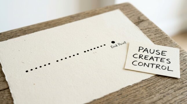 Morse code message with dots and dashes on paper