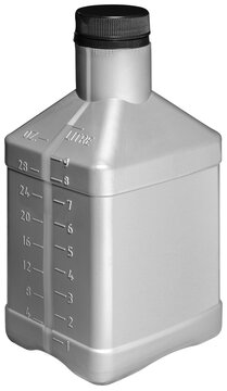 Gray lubricator gallon
