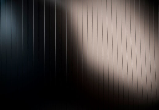 Abstract Black Metallic Curved Wave Lines Background