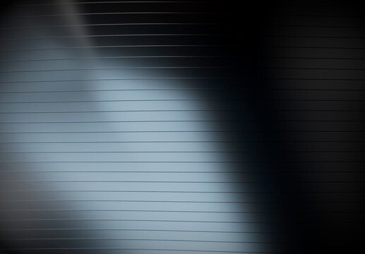 Abstract Black Metallic Curved Wave Lines Background