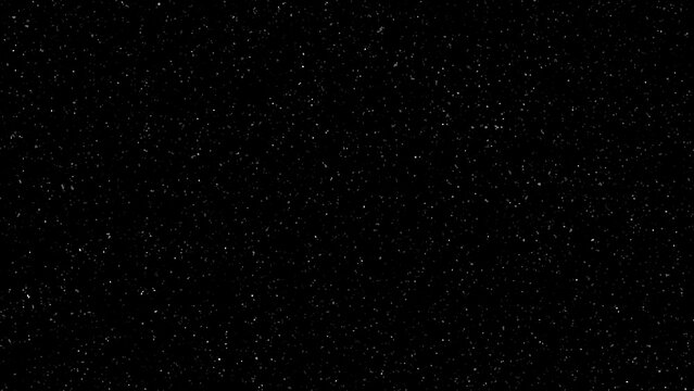 Abstract dark night sky starfield texture background. Minimalist dark mode background with fine white flecks.