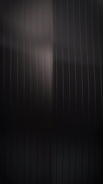 Abstract Black Metallic Curved Wave Lines Motion Background