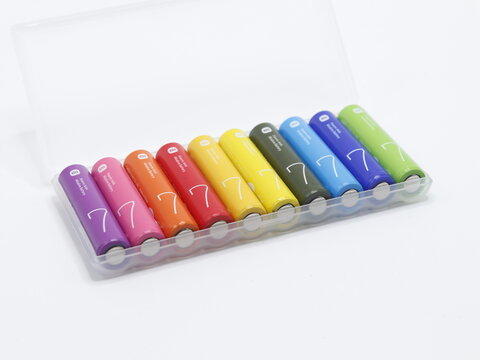 Xiaomi rainbow alkaline batteries in Manila, Philippines