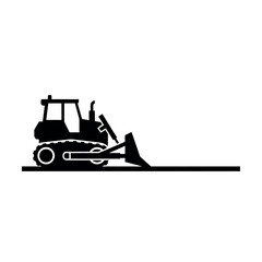 Bulldozer Construction Equipment. © Shena