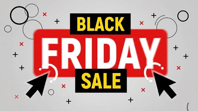 Black friday sale abstract promotional graphic
