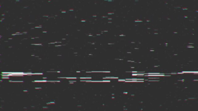 Retro vhs bad analog crt tv effect with old vcr videotape noise