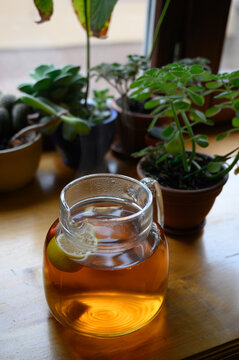Glass teapot