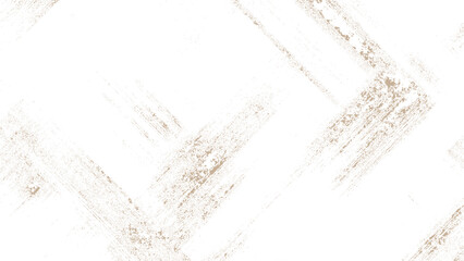 Fototapeta premium abstract beige grunge brush stroke texture on white background with distressed geometric paint pattern for modern design