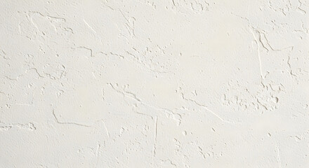 Fototapeta premium Close up of white plaster wall texture with rough surface and cracks