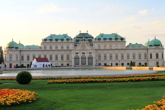 Schonbrunn Palace is the summer residence of Austrian emperors of Habsburg dynasty, Austrian Baroque, Vienna, Austria