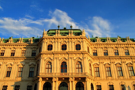 Schonbrunn Palace is the summer residence of Austrian emperors of Habsburg dynasty, Austrian Baroque, Vienna, Austria