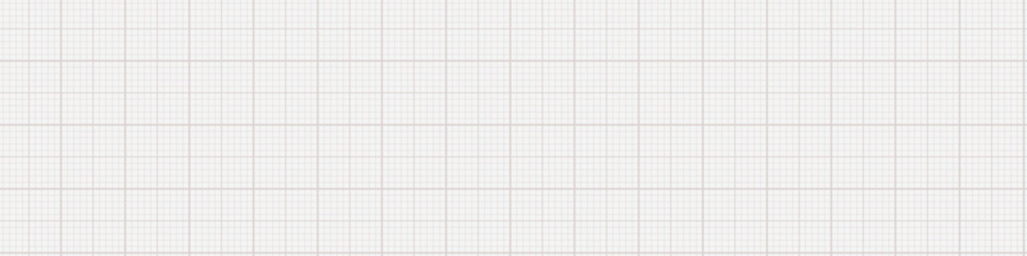 Graph checkered white paper sheet texture. Light brown square grid seamless pattern Engineering notebook, blueprint vector background, millimeter paper for education, math, school and technical design