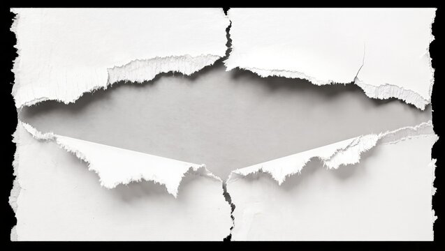 Collection de papiers d&eacute;chir&eacute;s avec espace vide, fond abstrait en papier arrach&eacute;, texture de papier d&eacute;chir&eacute; avec copie d&rsquo;espace pour montage graphique, affiche ou design