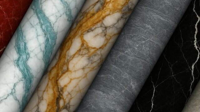 Luxurious columns sculpted from premium marble displaying refined mineral patterns polished texture and enduring architectural beauty
