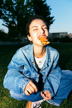 Playful Pizza Portrait