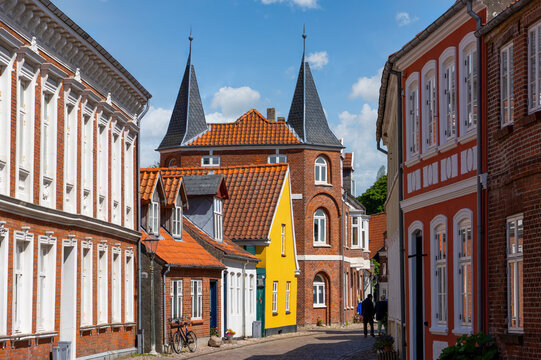 Ribe, &auml;lteste Stadt D&auml;nemarks, Stadtansicht
